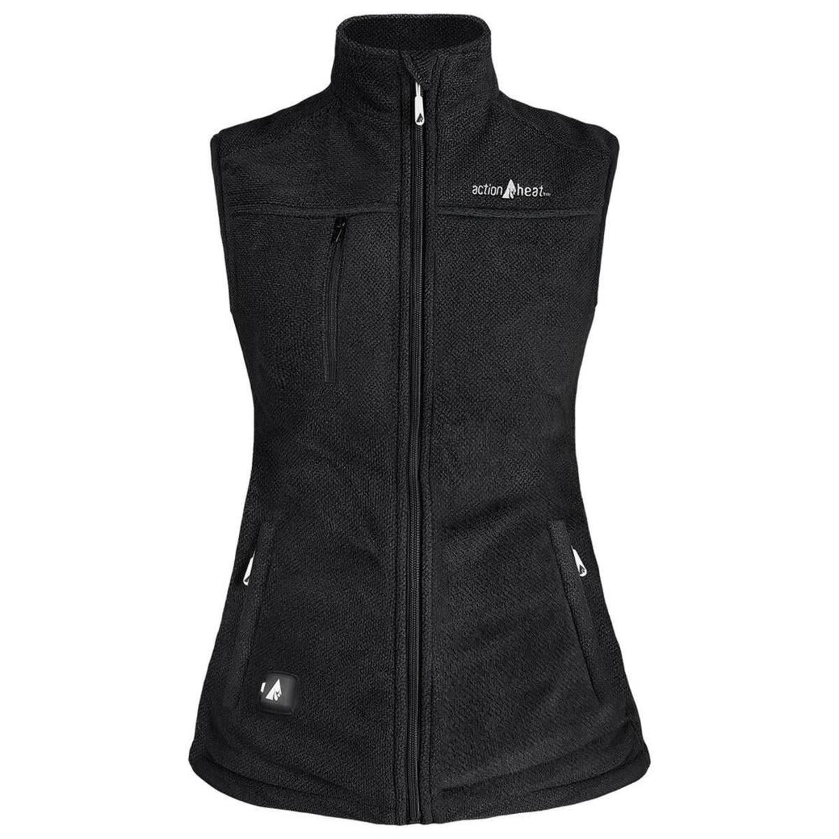 Open Box Saip 5V Women's Performance Fleece Battery Heated Vest - Image 2