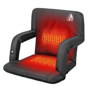 Open Box Saip 5V Heated Folding Bleacher Seat