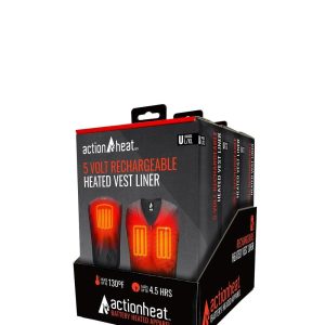 Saip 5V Heated Vest Liner - L/XL - 3pk PDQ