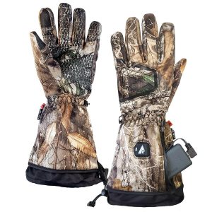 Saip 5V Men's Battery Heated Hunting Featherweight Gloves