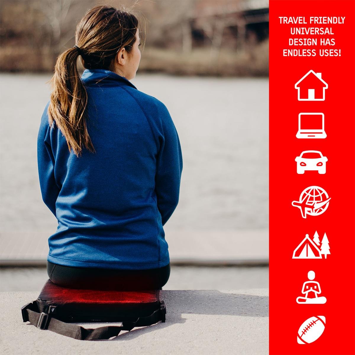 Saip 5V Battery Heated Seat Cushion - Image 12