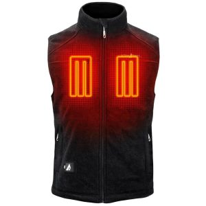 Open Box Saip 5V Men's Performance Fleece Battery Heated Vest