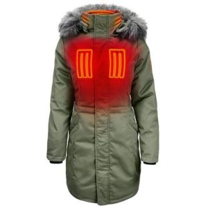 Open Box Saip 5V Women's Battery Heated Parka Jacket