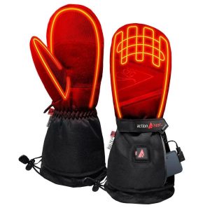 Open Box Saip 5V Youth Battery Heated Mittens