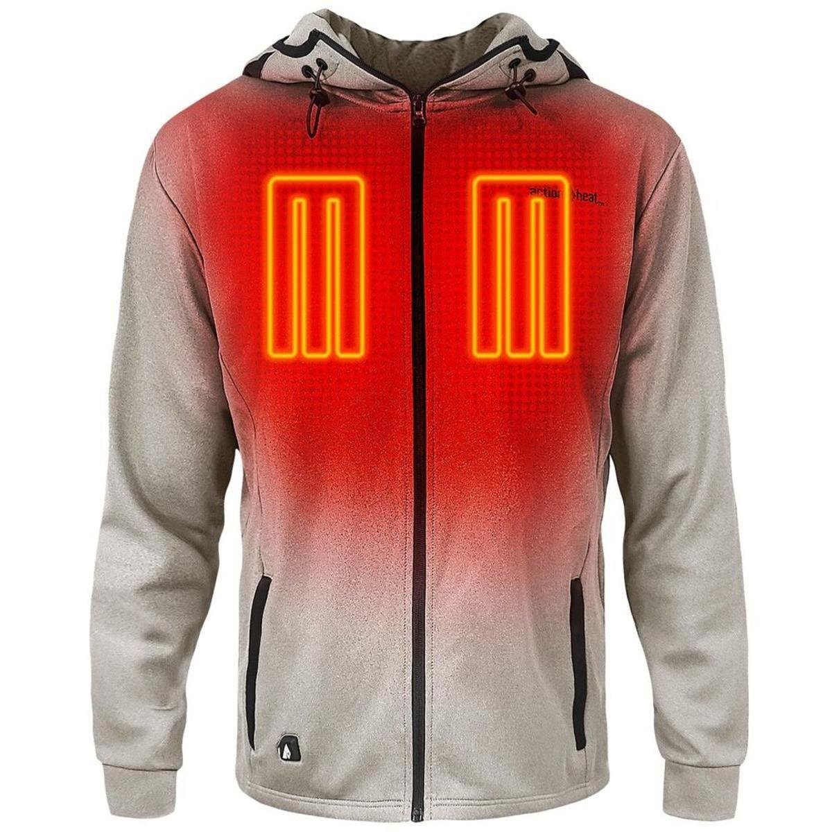 Open Box Saip 5V Men's Slim Fit Battery Heated Hoodie - Image 2