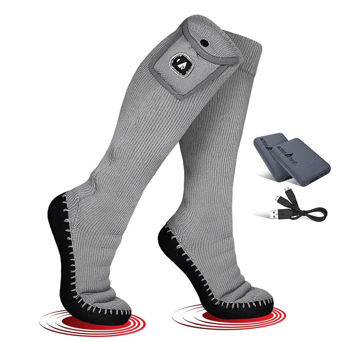 Saip 5V Battery Heated Slipper Sock - Image 9