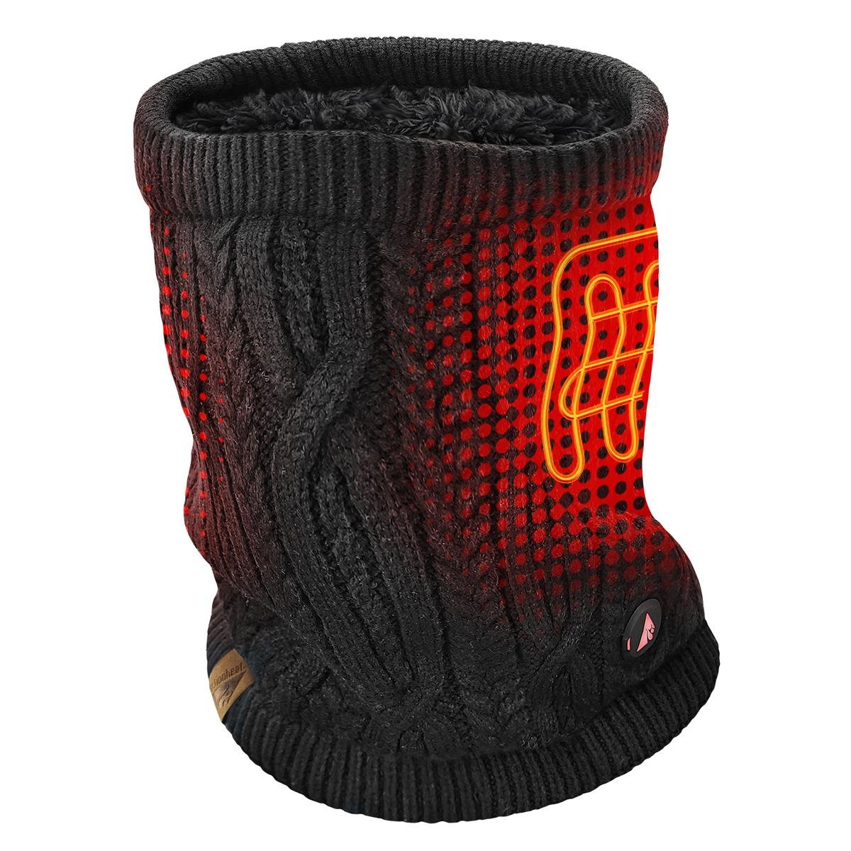 Saip 5V Battery Cable Knit Heated Neck Gaiter - Image 2