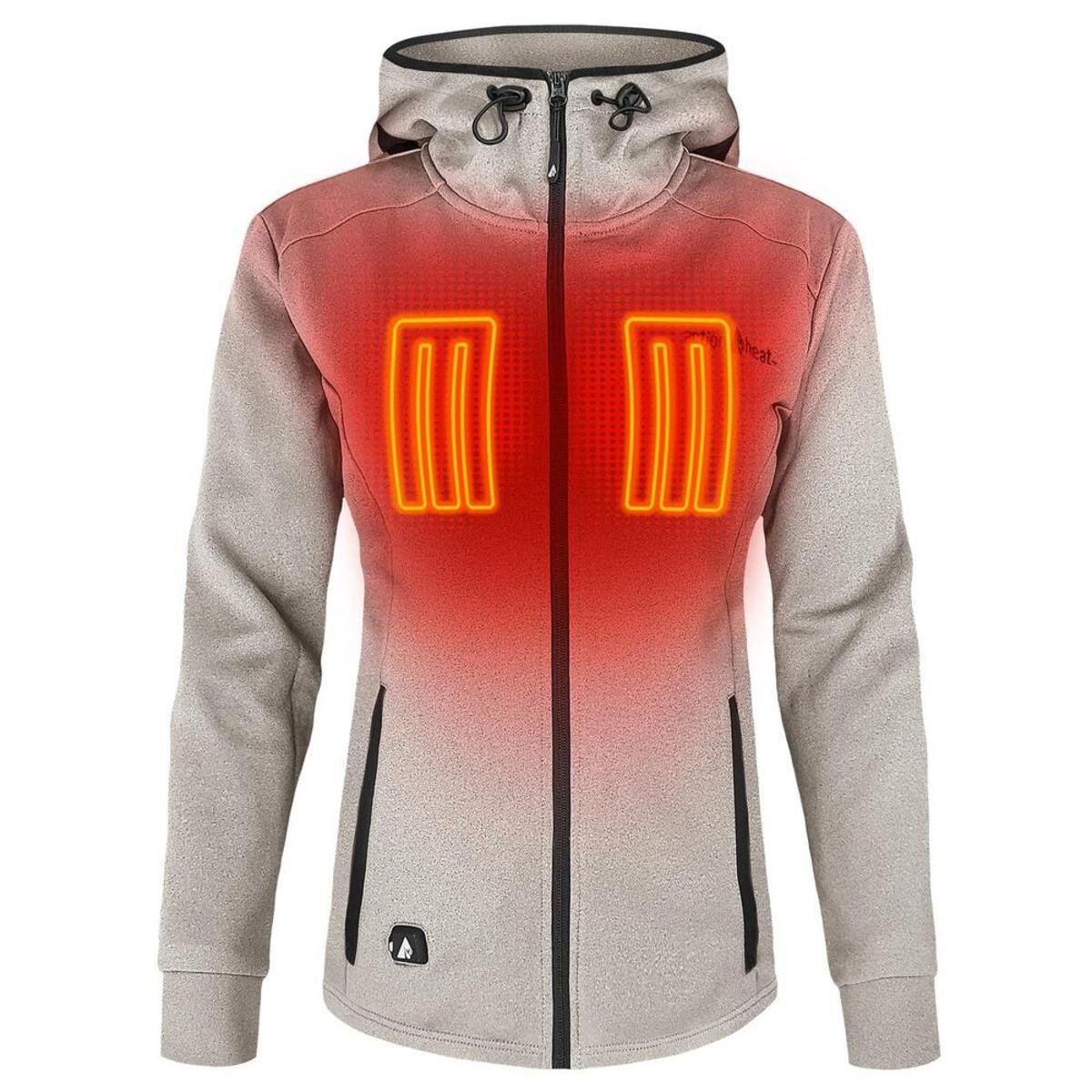 Open Box Saip 5V Women's Slim Fit Battery Heated Hoodie - Image 2