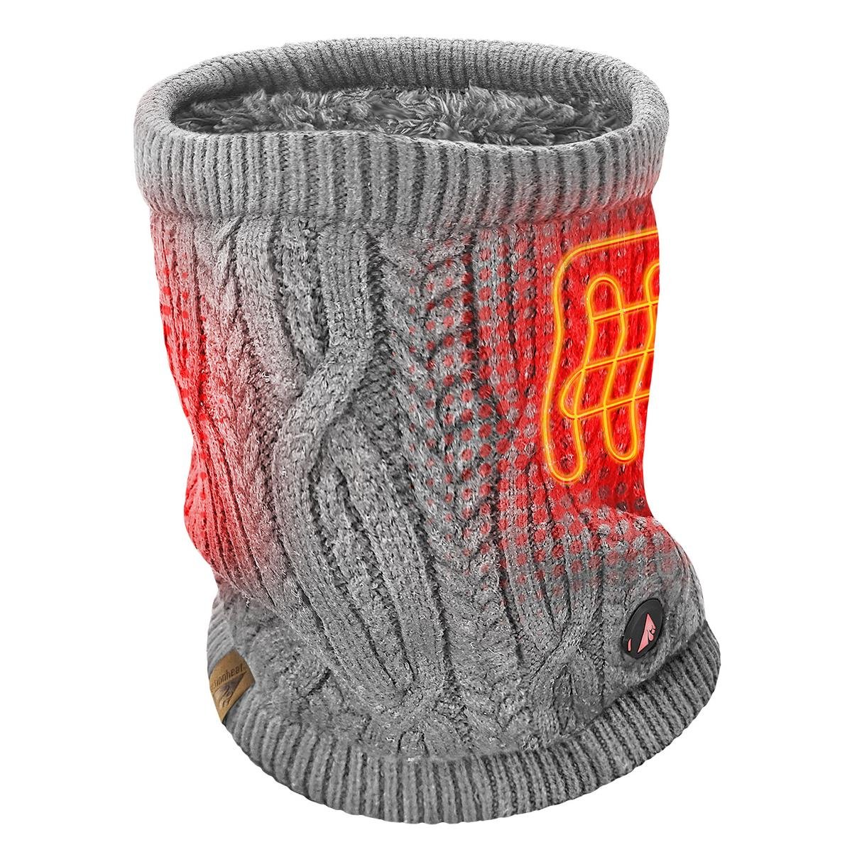 Saip 5V Battery Cable Knit Heated Neck Gaiter - Image 10