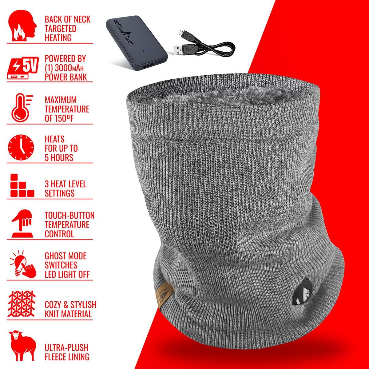Saip 5V Battery Heated Knit Gaiter - Image 5
