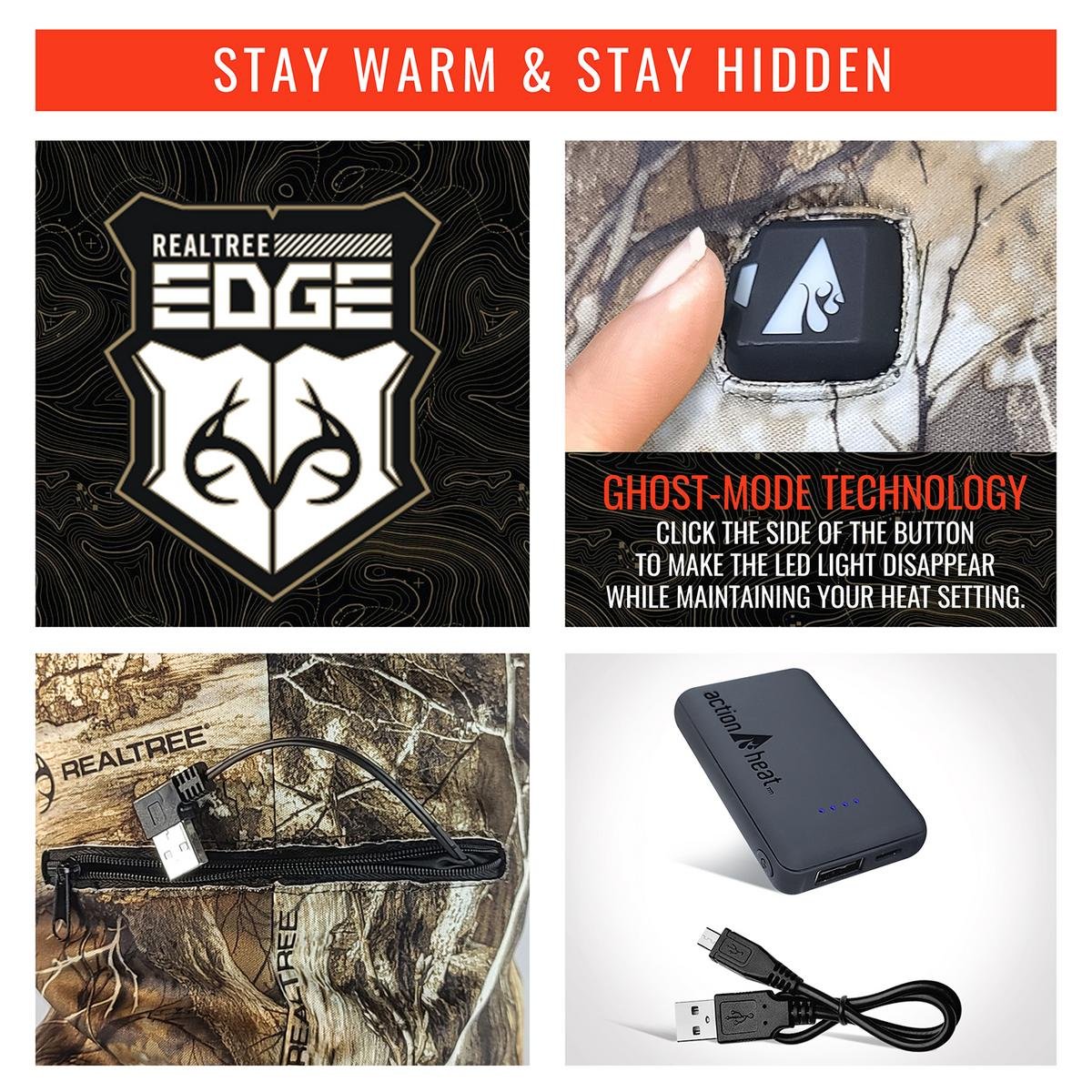 Saip 5V Battery Heated Hunting Fleece Balaclava - Image 5