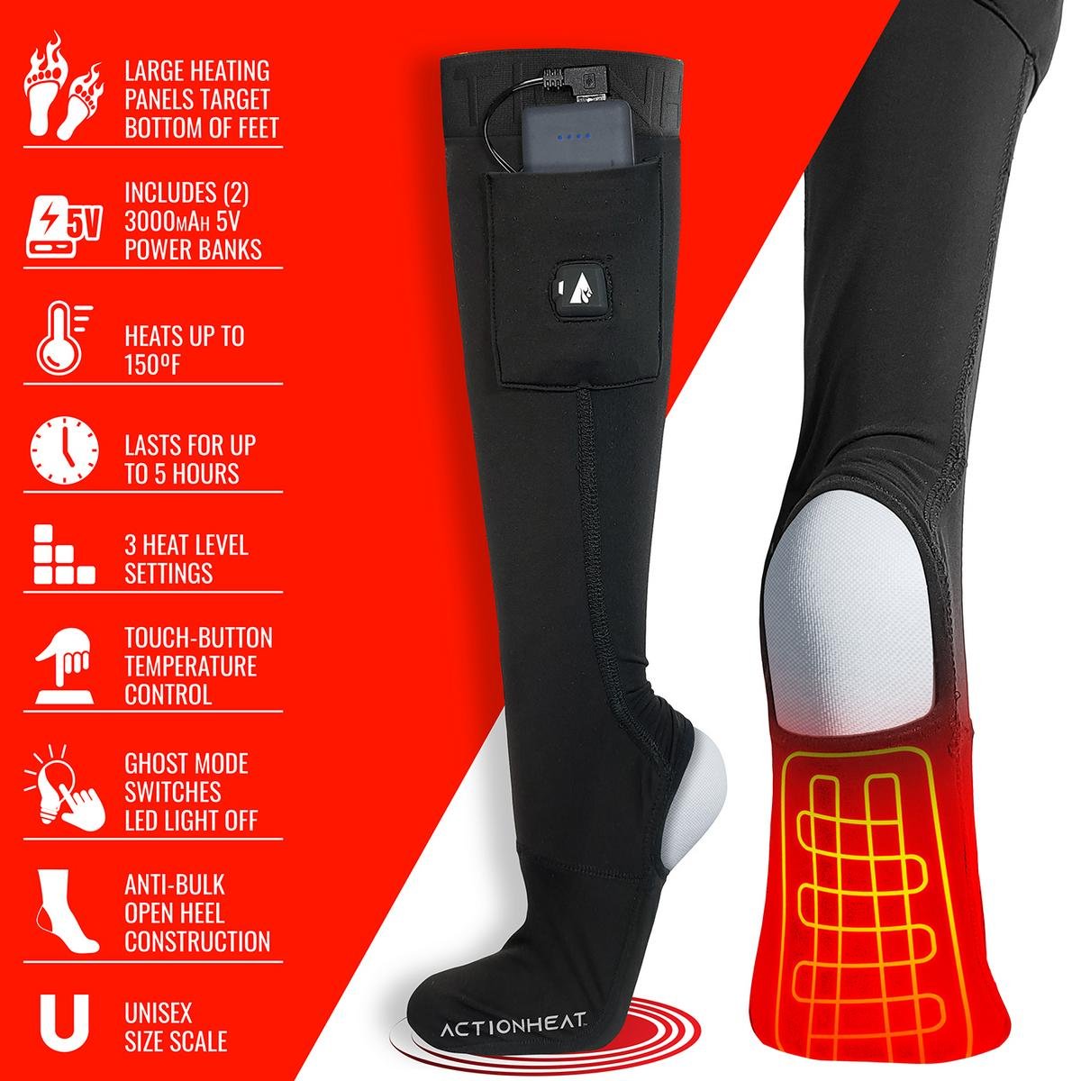 Saip 5V Battery Heated Sock Covers - Image 5