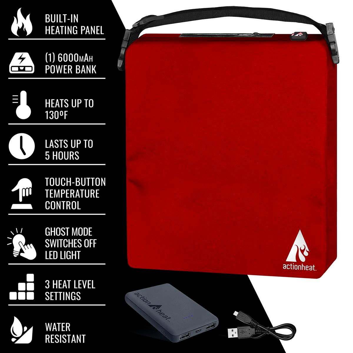 Saip 5V Battery Heated Seat Cushion - Image 19