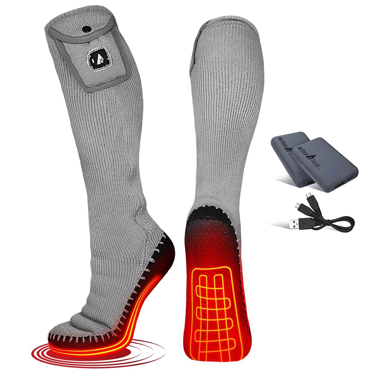 Saip 5V Battery Heated Slipper Sock - Image 2