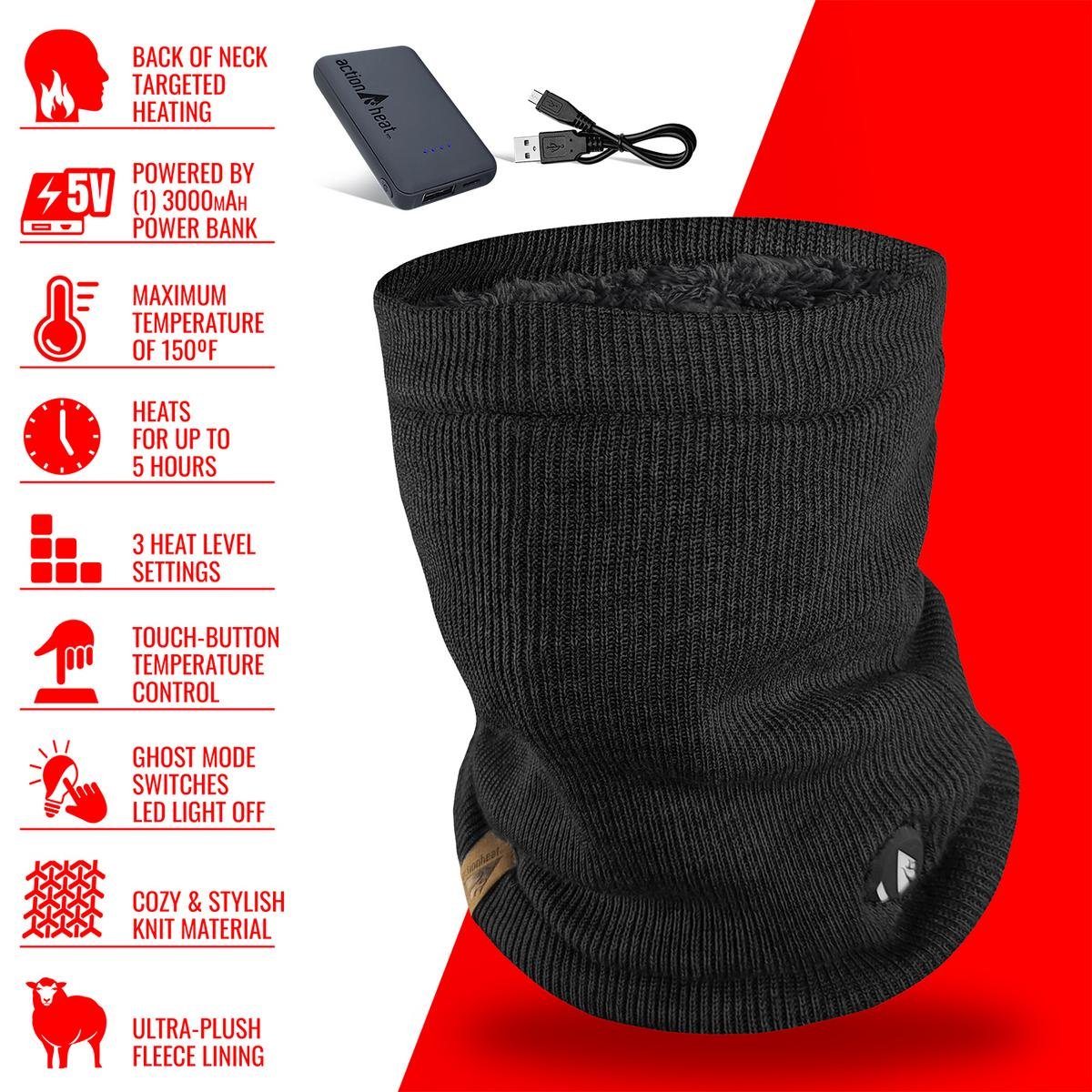 Saip 5V Battery Heated Knit Gaiter - Image 14