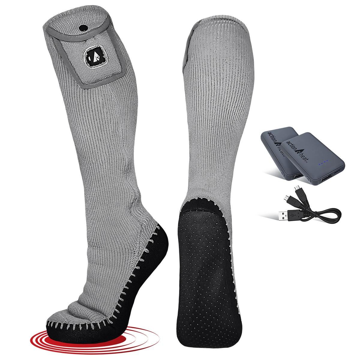 Saip 5V Battery Heated Slipper Sock